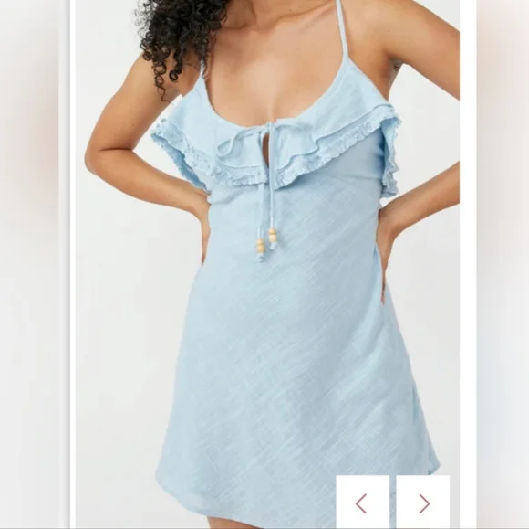 Free People Love Forever Ruffle Mini Dress - Picture 7 of 14